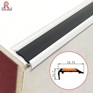 Wholesale 2.5m Aluminium Anti Non Slip Stair Edge Nosing T5 Temper 6063 Grade from china suppliers