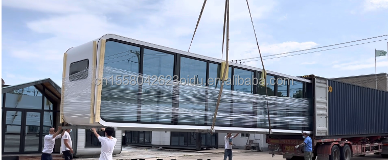 Waterproof 20ft Container Houses for Luxury Mobile Home RV Garden Hotel Directly from Chinese Country