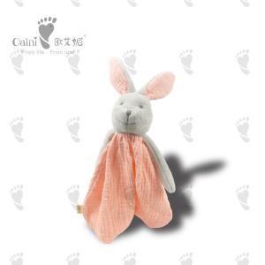 Wholesale 38 X 23 X 33cm Scarf Animal Home Decoration Pink Bunny Comforter PP Cotton Child Friendly from china suppliers