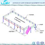 Steel Industrial Mezzanine Floors System Easy Install / Dismantle Large Load