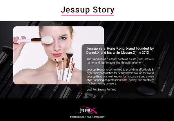 Glossy Aluminum Ferrule Jessup Makeup Brushes 30 Piece Brush Set