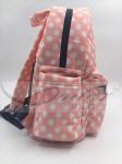 White Dots 190T Polyester Kids School Backpacks Waterproof Lightweight