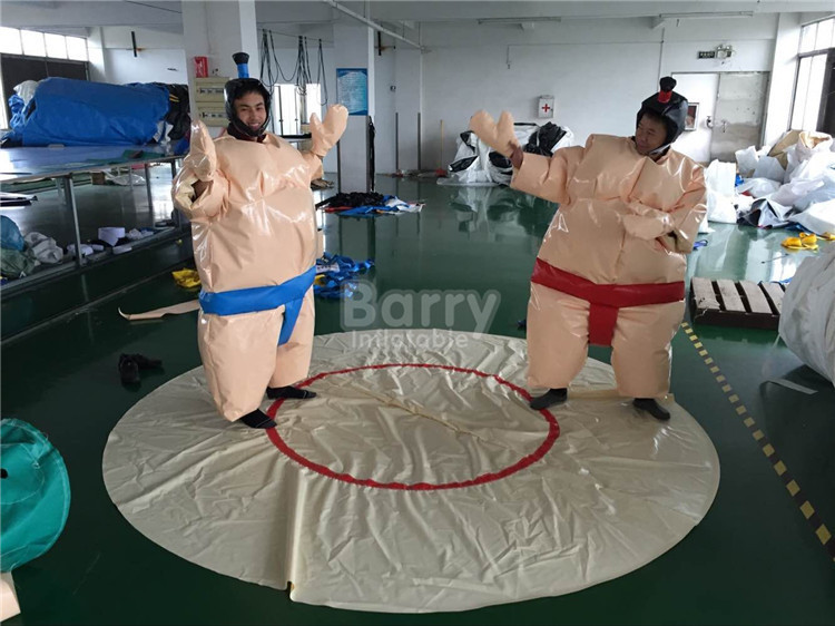 Adult Inflatable Sumo Wrestling Suits With Mat For Outdoor Event