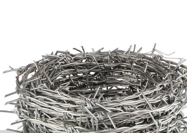 1.8mm Double Strand Traditional Twist Hot Dipped Galvanized Steel Barbed Wire