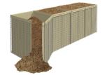 Iraq Military Defense Barrier Sand T Wall Defensive Gabion Bastion 3.0-5.0 Mm