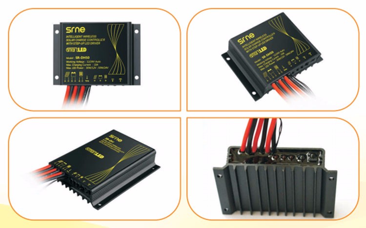 High Efficiency Waterproof Charge Controller Wireless Remote Control SR DH100