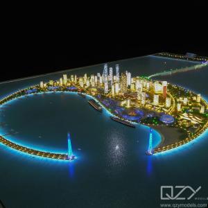 Wholesale Hainan Airline Architecture Model City 1/1000 Nanhai Island landscape from china suppliers