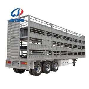 Wholesale 13000X2500X3800 Semi Trailer Horse Trailer Poultry Semi-Trailer with Air Suspension from china suppliers