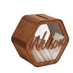 Customized wooden wedding decoration greeting card collection box