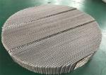 Petrochemical Field SS316 Metal Structured Packing In Distillation Column 450y
