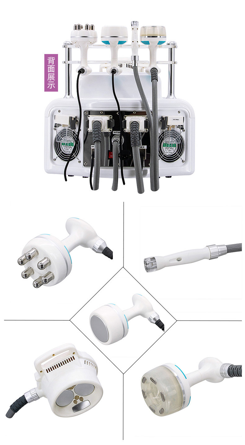 5 in 1 Slimming System V9 Vela 3 +Cavitation + RF+Vacuum RF Roller+BIO RF Slimming Machine