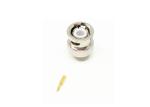 Small Bulkhead BNC Connector Male , Waterproof Cable Crimp Connectors