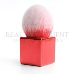 SA8000 Red Square Handle Candy Shaped Kabuki Makeup Brush For Powder Foundation
