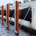 NBR 800 Cone Marine Dock Fender Black Color Wear Resistant