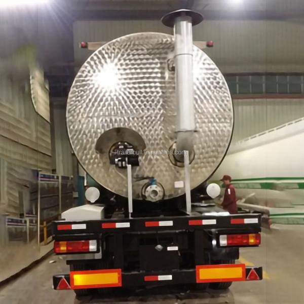 BPW Axle 12t Mechinical Suspension Insulated Tanker Trailers