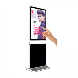 Wholesale 55inch Pedestal lcd large size android network digital advertising screens with advertising player self service ordering from china suppliers
