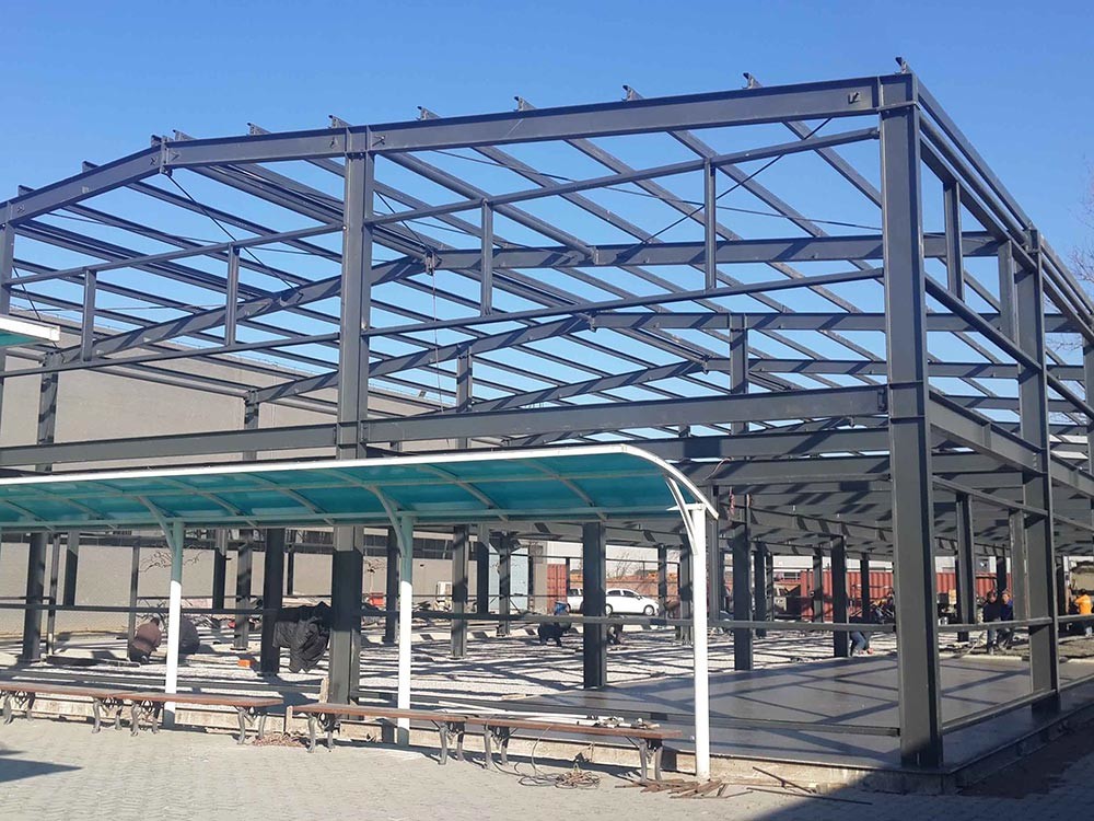Q345 Modular Steel Structures , Industrial Steel Frame Buildings