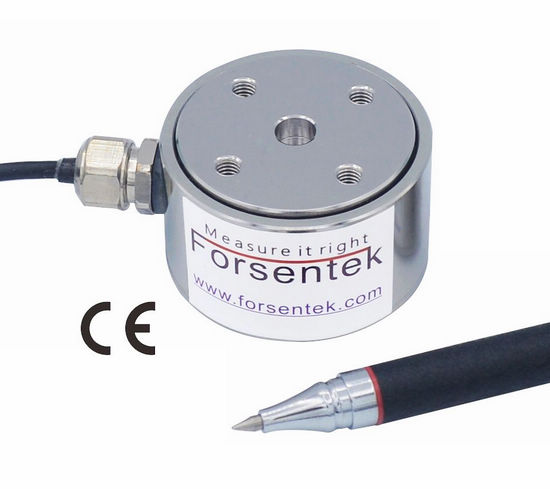 flange mounted compression load cell 20kg 50kg 100kg 200kg