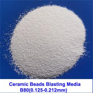 Wholesale JZB60 JZB80 JZB100 JZB120 Ceramic Blasting Media Zirconia Sand For Metal Parts from china suppliers
