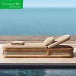Garden Patio Sun Lounger for Villa Courtyard Outdoor High End Furniture Hotel