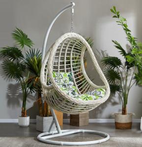 Wholesale Indoor Outdoor Patio Hanging Swing Chair With Stand Home House Hotel from china suppliers