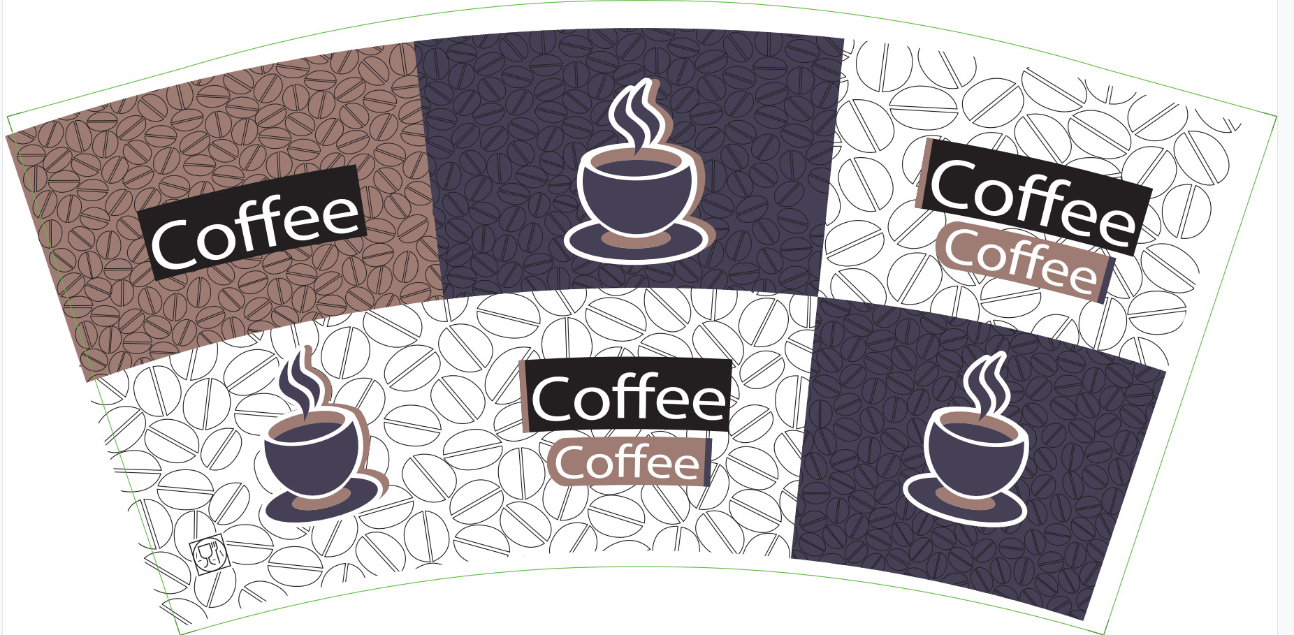 Waterproof PE Coated Paper Cup Fan 280gsm Raw Material Roll Food Grade