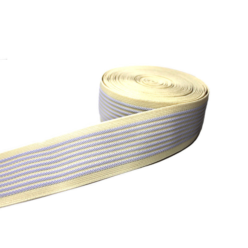 Woven Non-Slip Elastic Band 38mm Polyester Exercise Webbing for ski wear