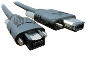 Wholesale Industrial Flexible IEEE 1394 Cable Port B 9 Pin To 6 Pin With Screw Locking from china suppliers