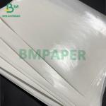 Food Grade Food Wrapping Paper , 40g+ 10g PE Coated White Kraft Paper For