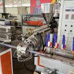 Soft PVC Garden Pipe Machine , Durable Plastic Pipe Extruder Manufacturer