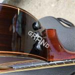 Real abalone sunburst 916 classic acoustic guitar,Solid Spruce top,Ebony