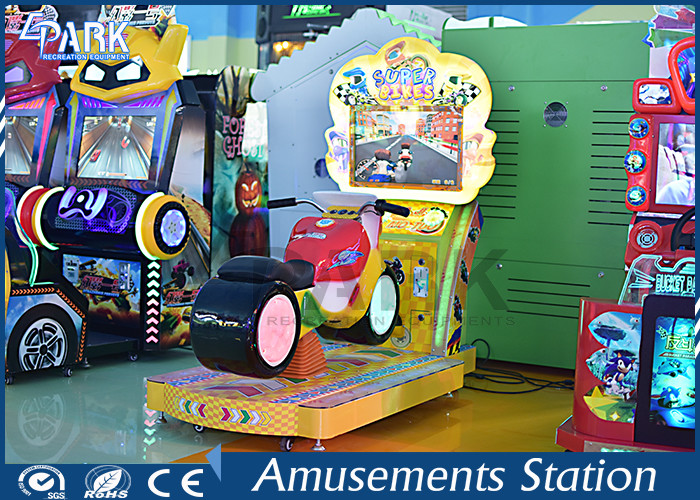 50W Racing Game Machine 6 View For Super Mall 17 Maps 7 Inch Display
