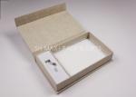 Retai Custom Luxury Gift Boxes Packaging Chocolate Album Chipboard Cotton Fabric
