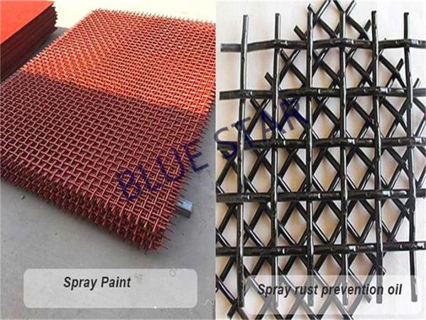 Crimped Carbon Steel Wire Mesh High Tensile 65Mn Square Hole Rust Prevention