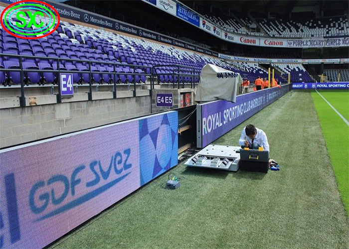 500W/Sqm 5500nits Perimeter LED Display P10 960x960mm