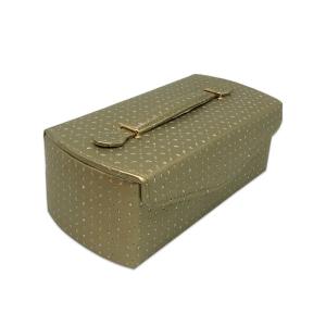 Wholesale Gold Color Velvet Inside Jewelry Travel Case With Handle from china suppliers