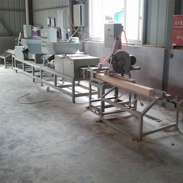 Double Head Compressed European Sawdust Pallet Block Machine