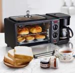 9L Electric Oven Coffee Machine Frying Pan-Three-in-One Breakfast Kitchen