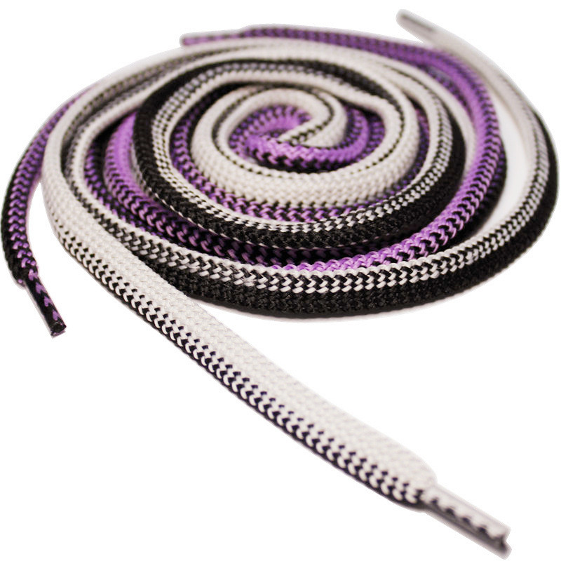 Sneakers Round Braided Shoelaces 8mm Polyester Shoelaces