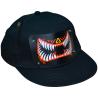 Buy cheap Hot sale flashing el hats music sound activated led caps with wireless inverter from wholesalers