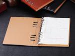 Business gift - Manufacture loose-leaf notebooks 6 ring binder leather agenda LN