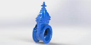 Wholesale Resilient Seated Soft Sealing Gate Valve EN1074-2 Abrasion Resistance from china suppliers