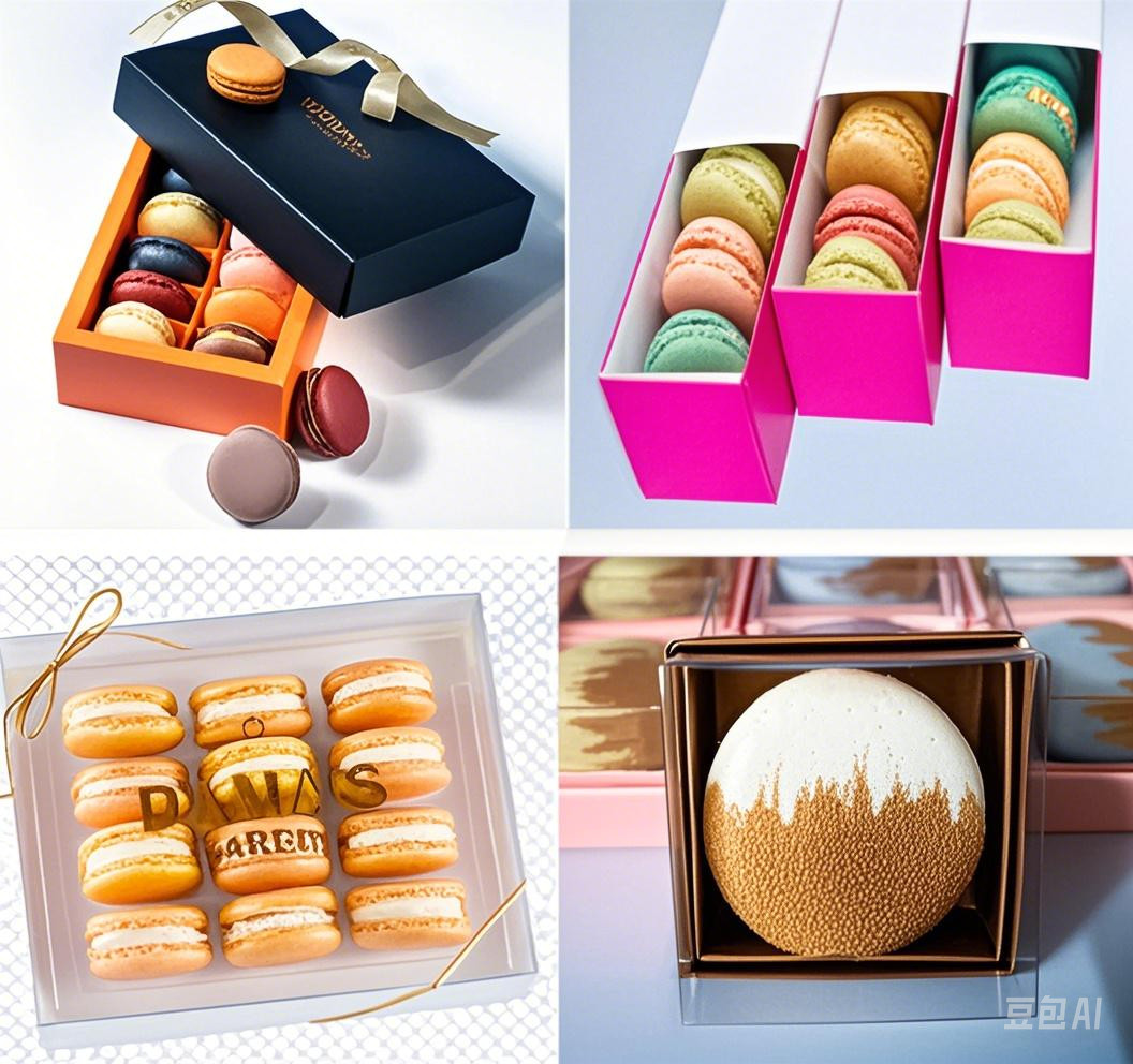 Size The packaging should fit the size of the macarons and allow enough space for them to be placed without getting squished