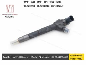 Wholesale BOSCH GENUINE AND BRAND NEW DIESEL FUEL INJECTOR 0445110369, 0445110368, 0445110646, 0445110647, 03L130277J, 03L130277Q, from china suppliers
