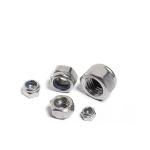 ISO 9001 2015 Certified DIN985 Hex Insert Lock Nuts A2/A4 Stainless Steel M3-M8
