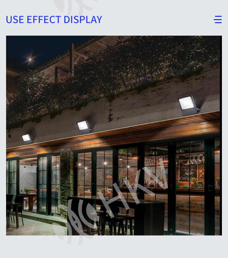 Black Adjustable Outdoor Waterproof Light 10/30/50/100/150/200W Exterior Street Floodlight