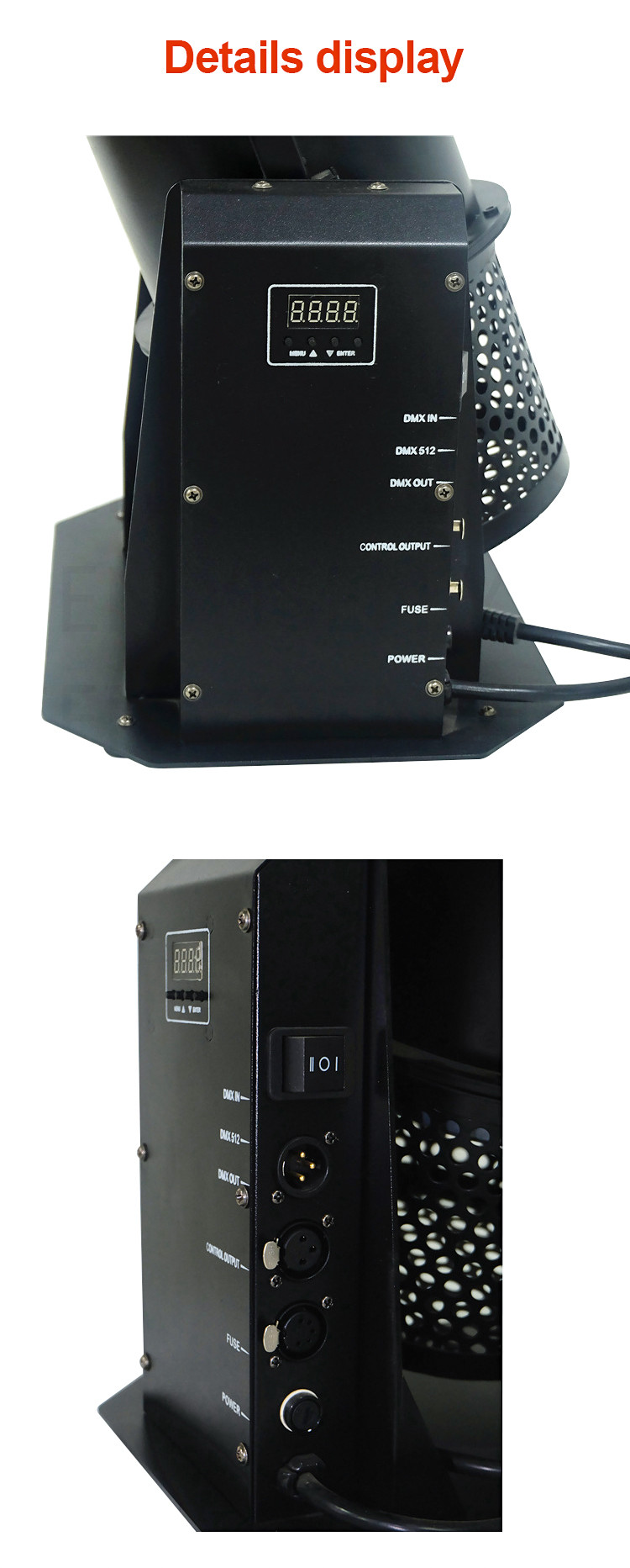 Rainbow CO2 Gas Machine DMX 512 Remote Control Wedding Paper Blast Machine