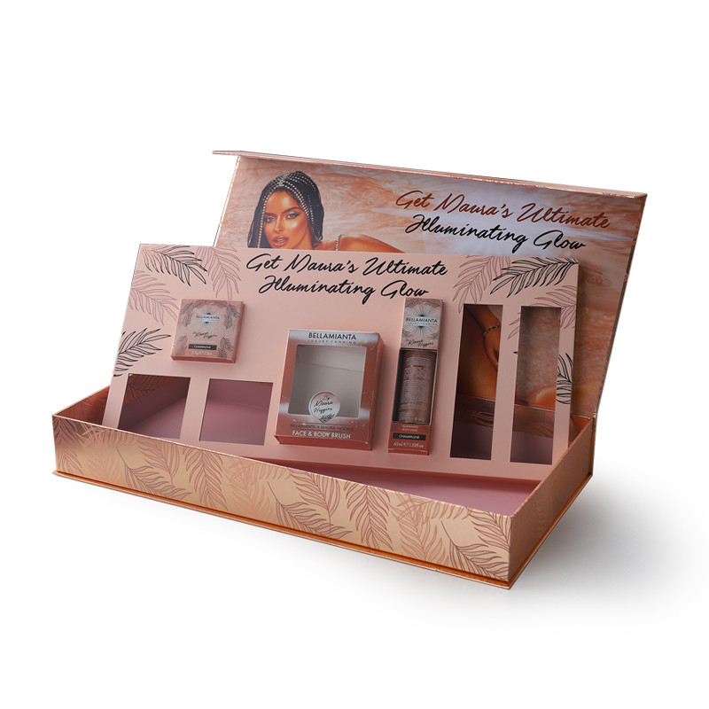 Essential Oil Cosmetic Packaging Boxes 4C Color Flexo UV With Foil Stamping