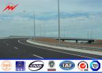 7m height solar street light poles galvanized for street highway lighting