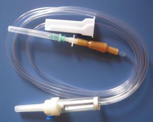 Wholesale Transparent EO Sterilized Medical Grade PVC Infusion Set With Luer Lock from china suppliers
